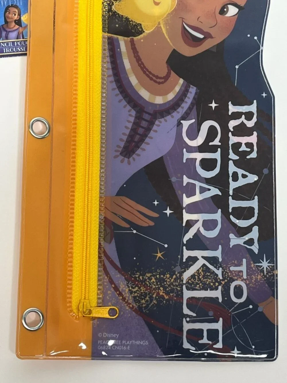 Disney Wish Asha Pencil Pouch Binder Case NWT